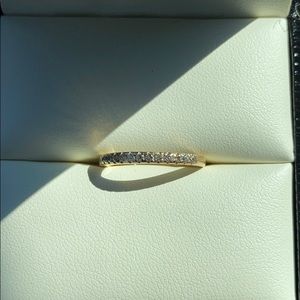 14k Gold Diamond Band